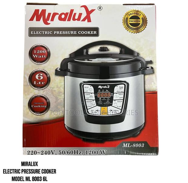 Miralux Electric Pressure Cooker Model ML 8003 6L - main view