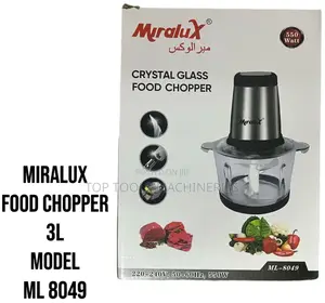 Miralux Food Chopper 3L Model 8049