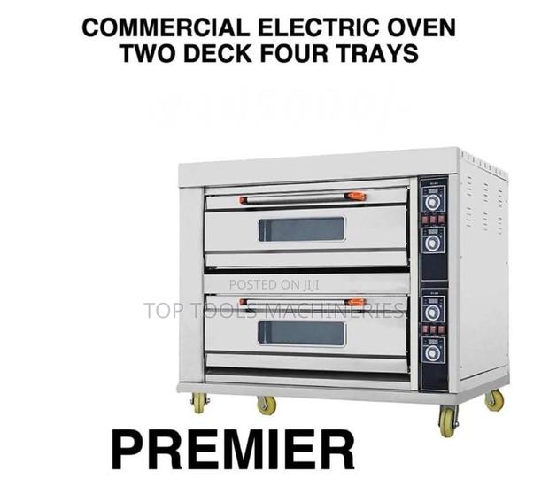 Commercial Premier Electric Oven Two Decks Four Trays - main view