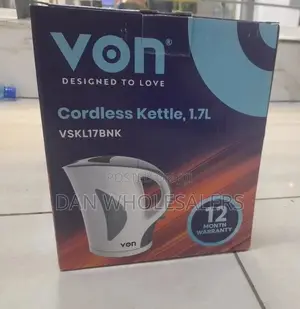 White and Blackvon 1.7L Cordless VSK