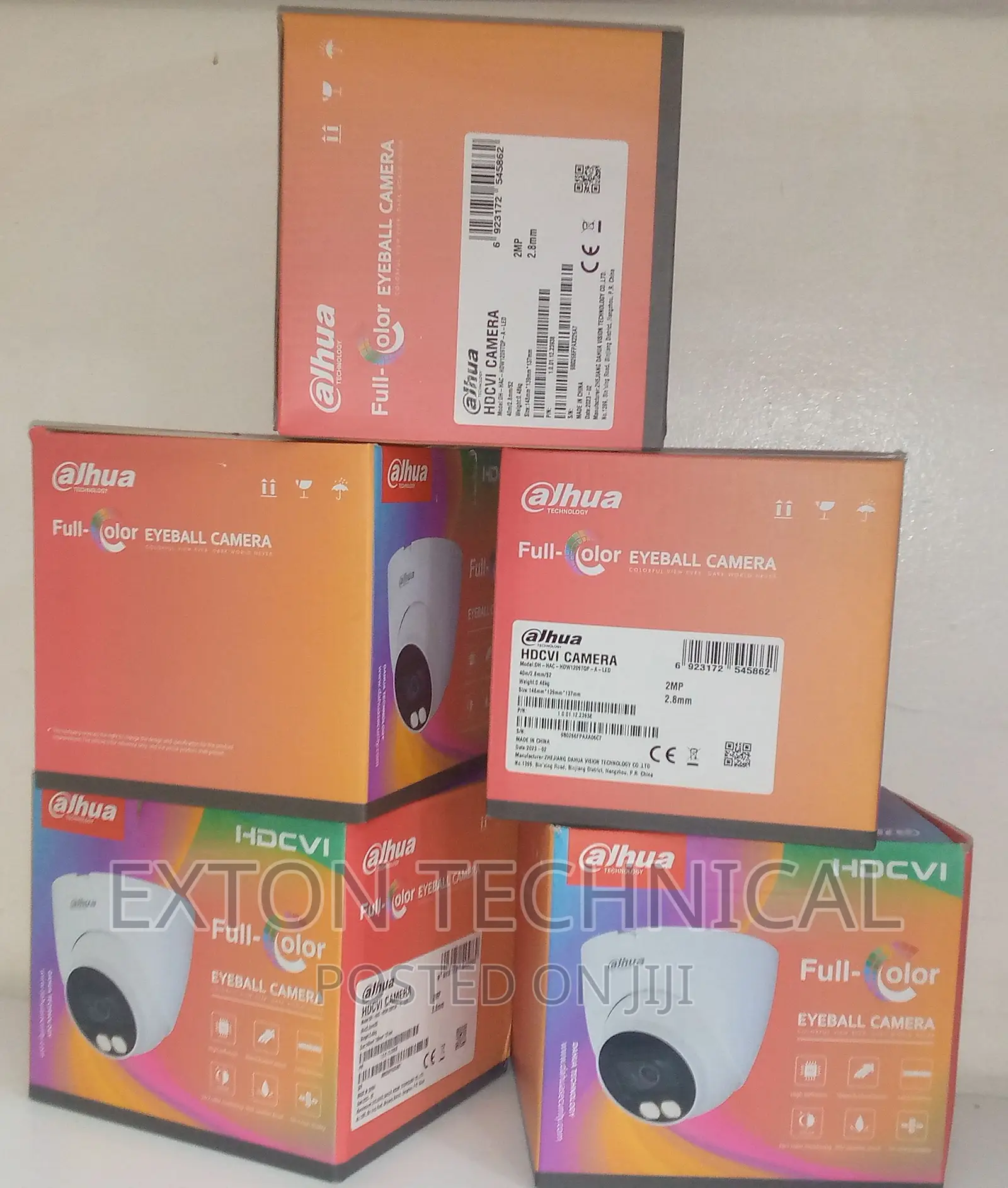 Brand New Dahua 2mp Full Color Hdvci Dome With Built in Mic