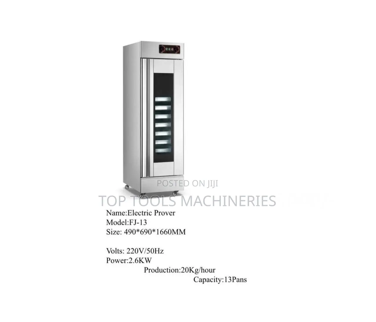 Electric Prover 20kg / Hour 2.6kw