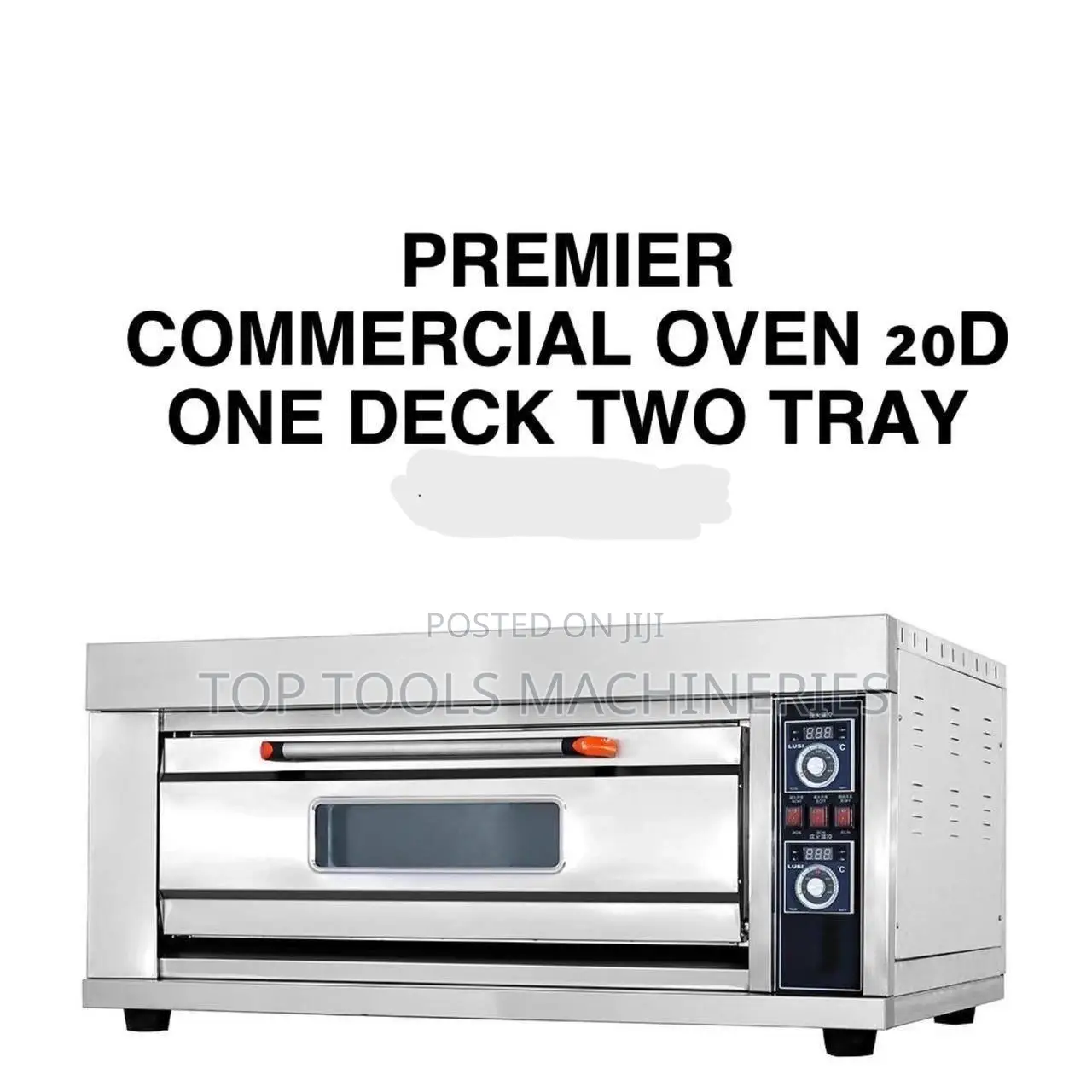Premier Commercial Oven One Deck Two Tray