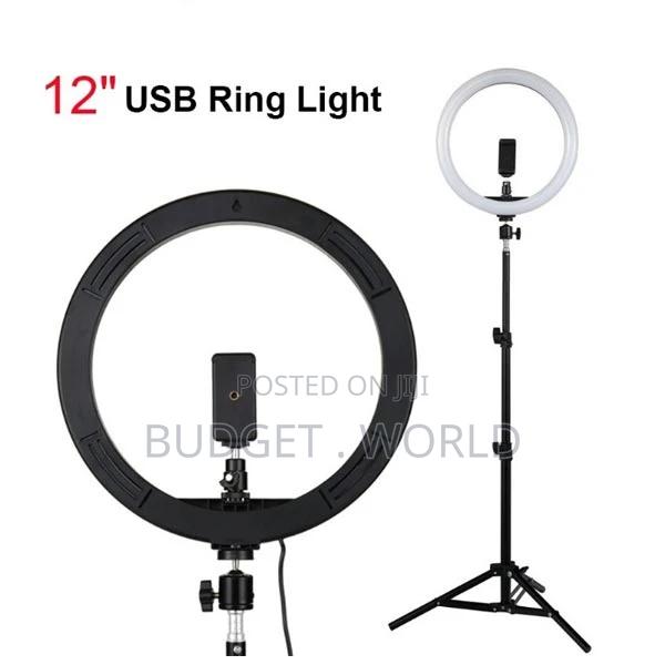 Amazing 12 Inch Led Ring Light With 2.1m Tripod Stand