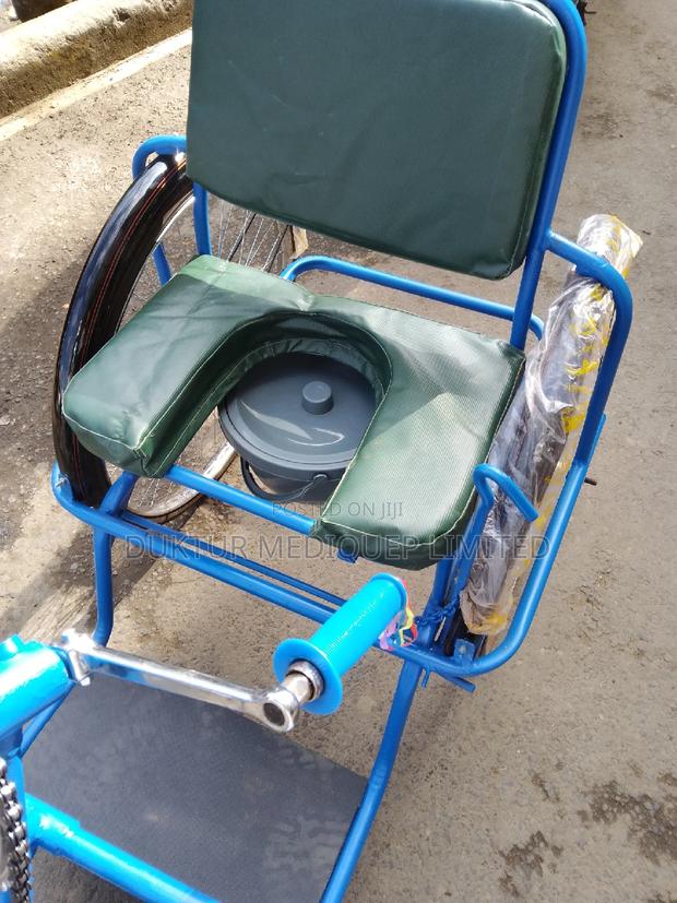 Commode Wheelchair/ Tricycle Wheelchair With Commode - thumbnail 3