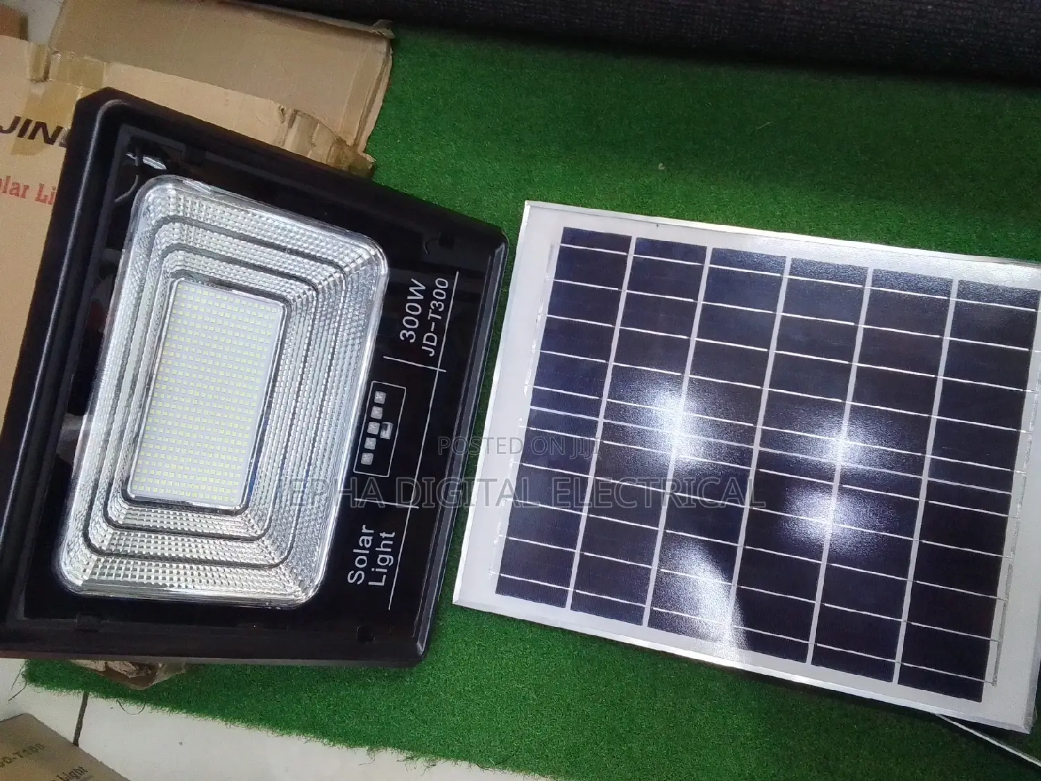 JD 300watts Solar Floodlight With Solar Panel