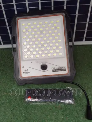 Solar Floodlight With Camera