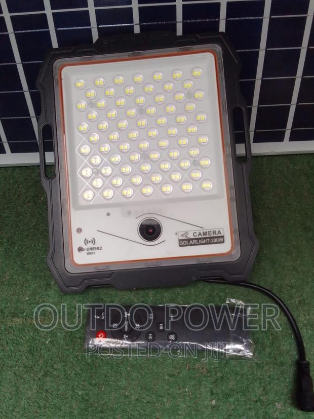 Solar Floodlight With Camera