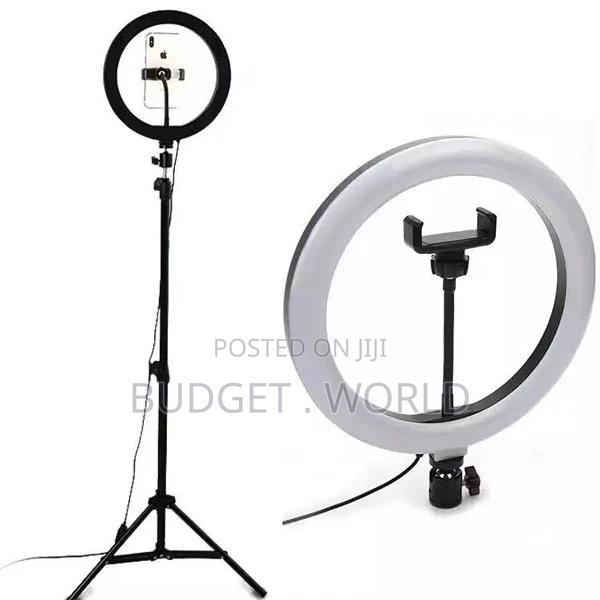 LED Ring Light 14-Inch Dimmable Makeup Video Ring Lamp