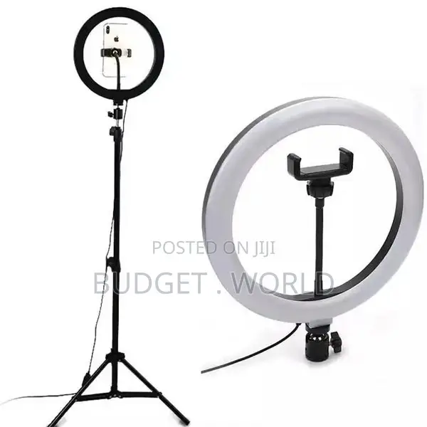 LED Ring Light 14-Inch Dimmable Makeup Video Ring Lamp