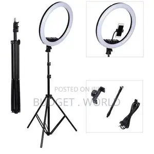 #14 Inch LED Ring Light Brand New With Tripod Stand 2.1m