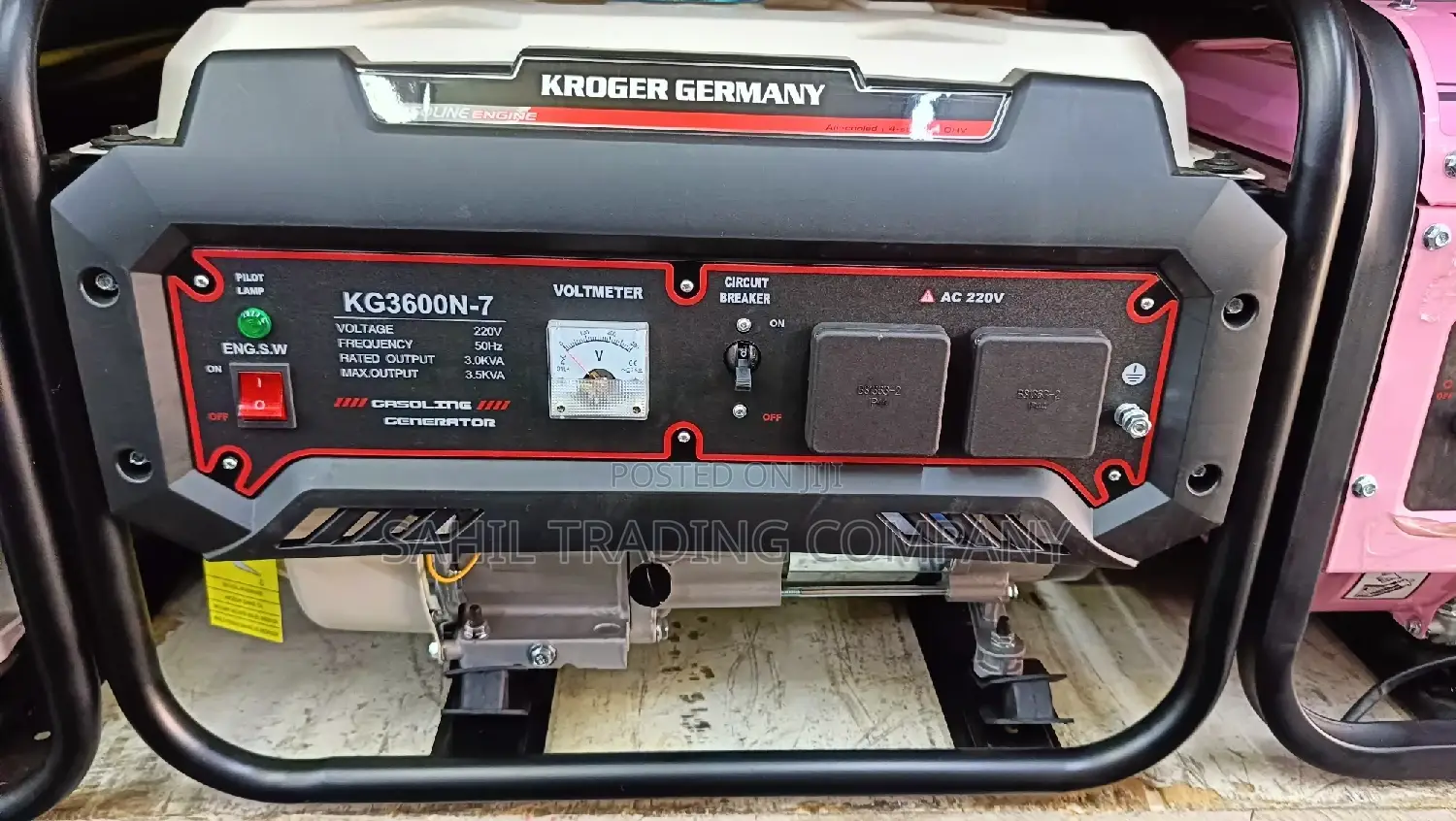 Kroger 3.8 Kva Petrol Generator Commerical Domestic Usage