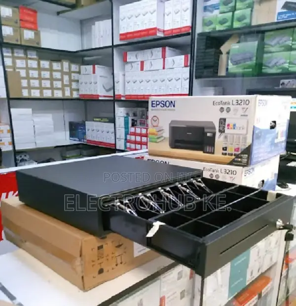 5 Tray Cash Drawer - Secure Money Storage for Pos