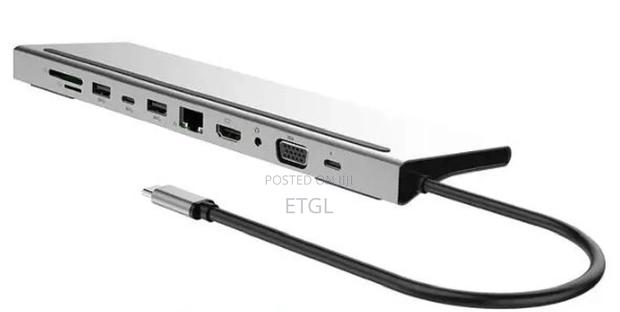 Generic TYPE C To HDMI 11 In 1 ADAPTER Docking Station