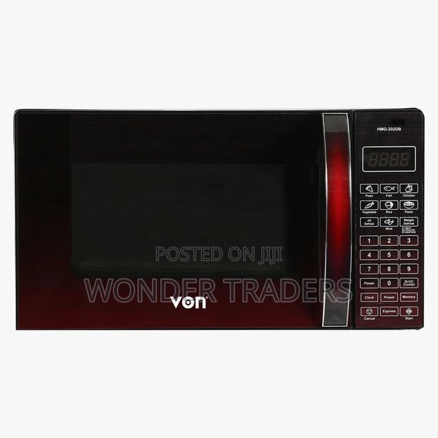 Von VAMG-20DGB 20L Microwave Oven Grill - Black