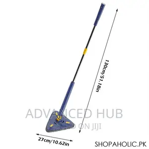 Self Squeezing High Wall Soft Expandable Triangular Mop