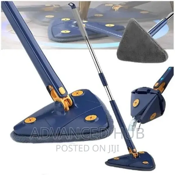 Self Squeezing High Wall Soft Expandable Triangular Mop