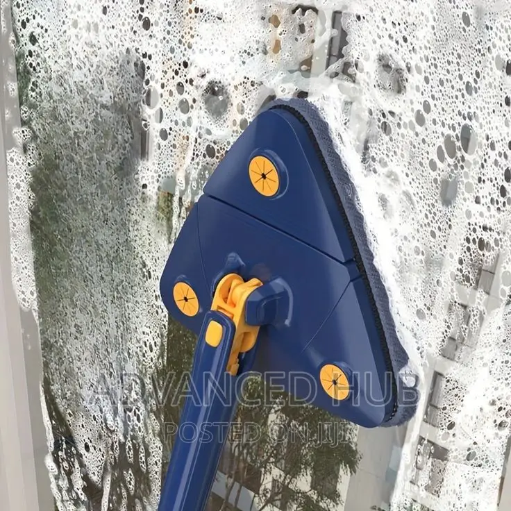 Self Squeezing High Wall Soft Expandable Triangular Mop