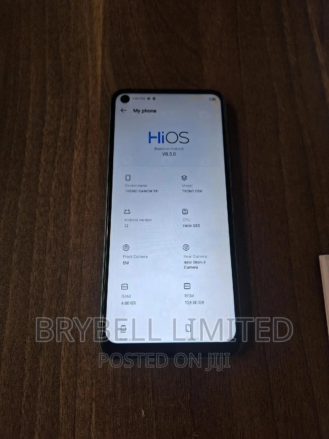 Tecno Camon 18i 128 GB Green