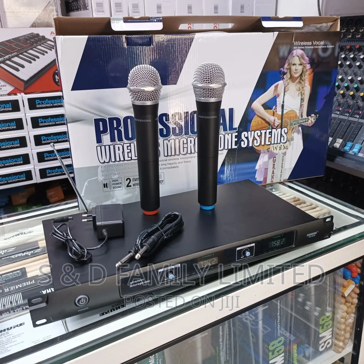 Shure SH-638 Wireless Microphone Rack Mountable