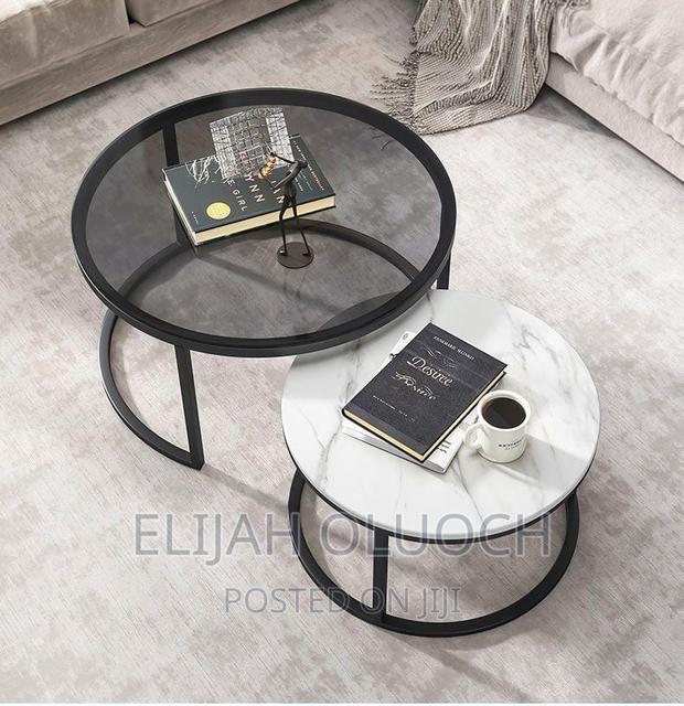Nesting Table With Golden Stand - thumbnail 5