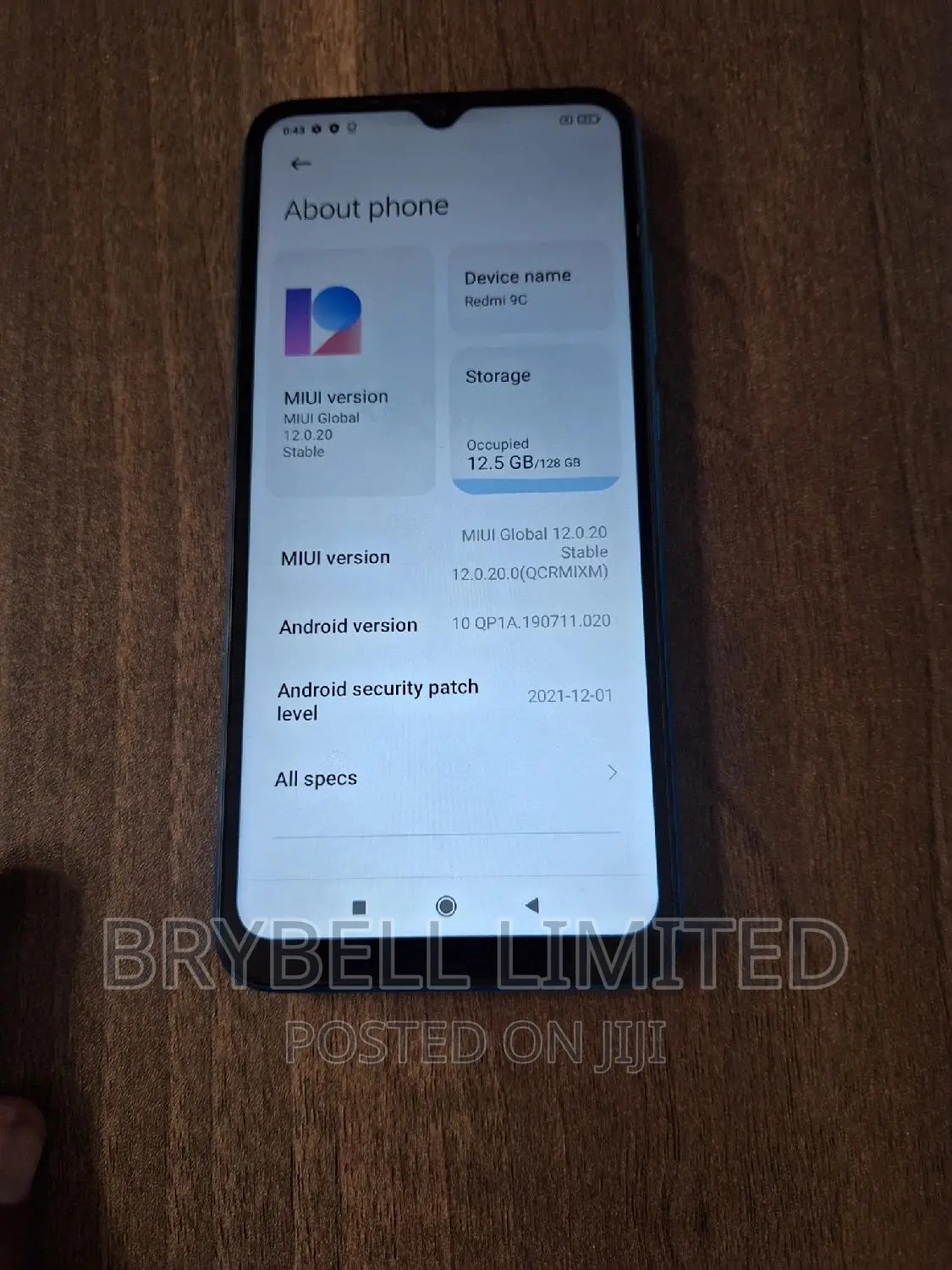 Xiaomi Redmi 9C 128 GB Blue