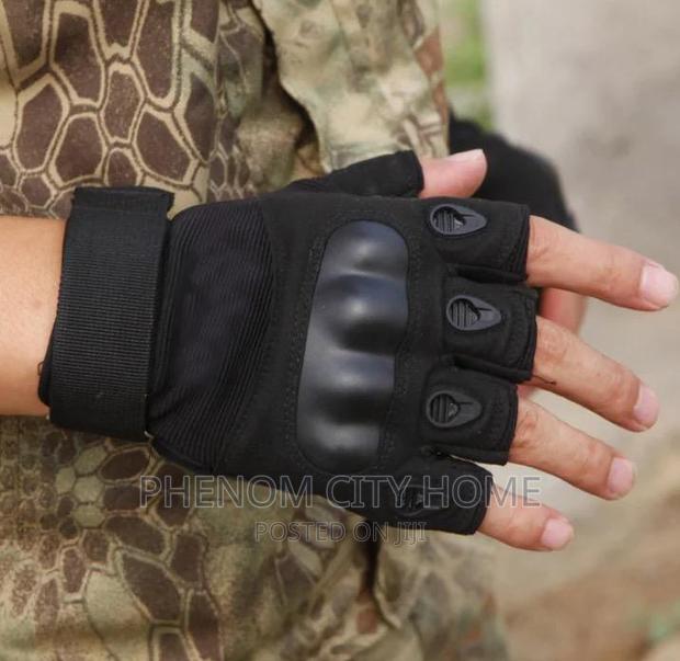 Leather Gym Gloves - thumbnail 2