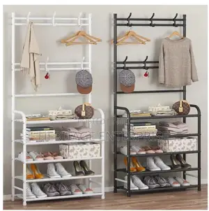 Shoe Rack, Shoe Rack With Hanger.