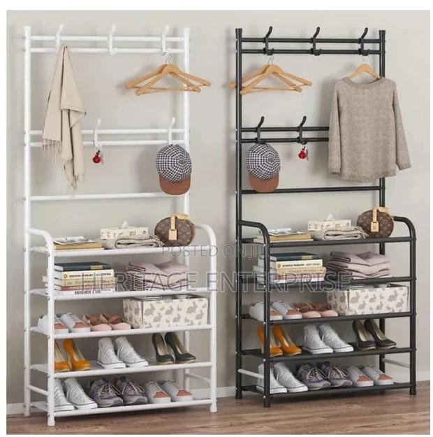 Shoe Rack, Shoe Rack With Hanger.