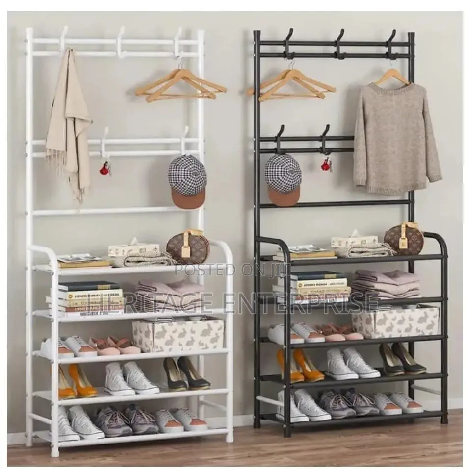 Shoe Rack, Shoe Rack With Hanger.