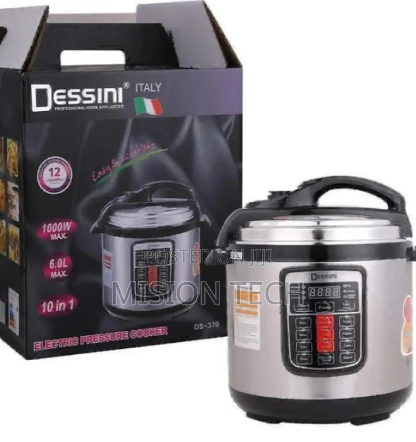 Brand New 6 Liters Electric Dessini Pressure Cooker