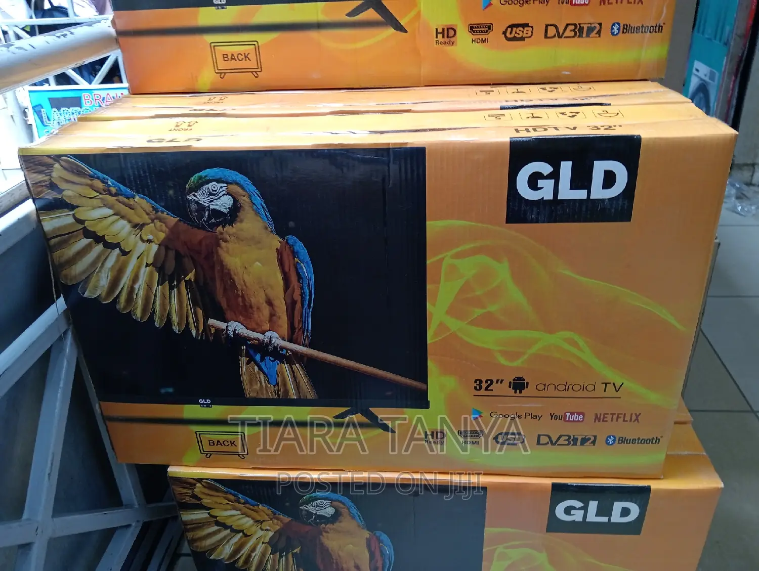 GLD 32" INCHES TV Smart,FRAMELESS, Android,Youtube
