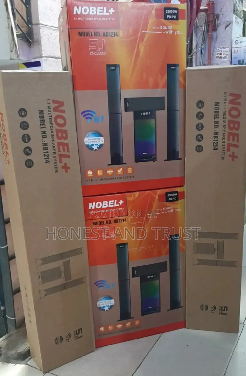 Nobel Nb-1214 5.1ch High Tech Multimedia Sound System