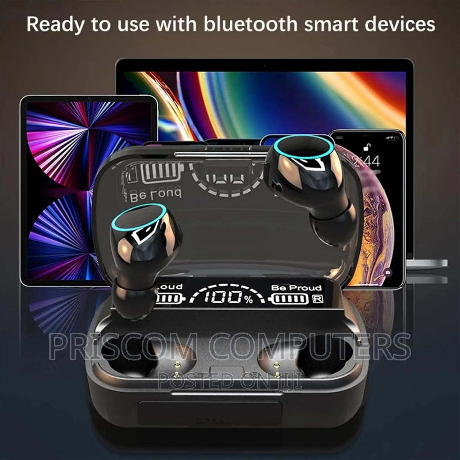 M30 Wireless Bluetooth 5.4 Earbud in Ear Light,Touch Control