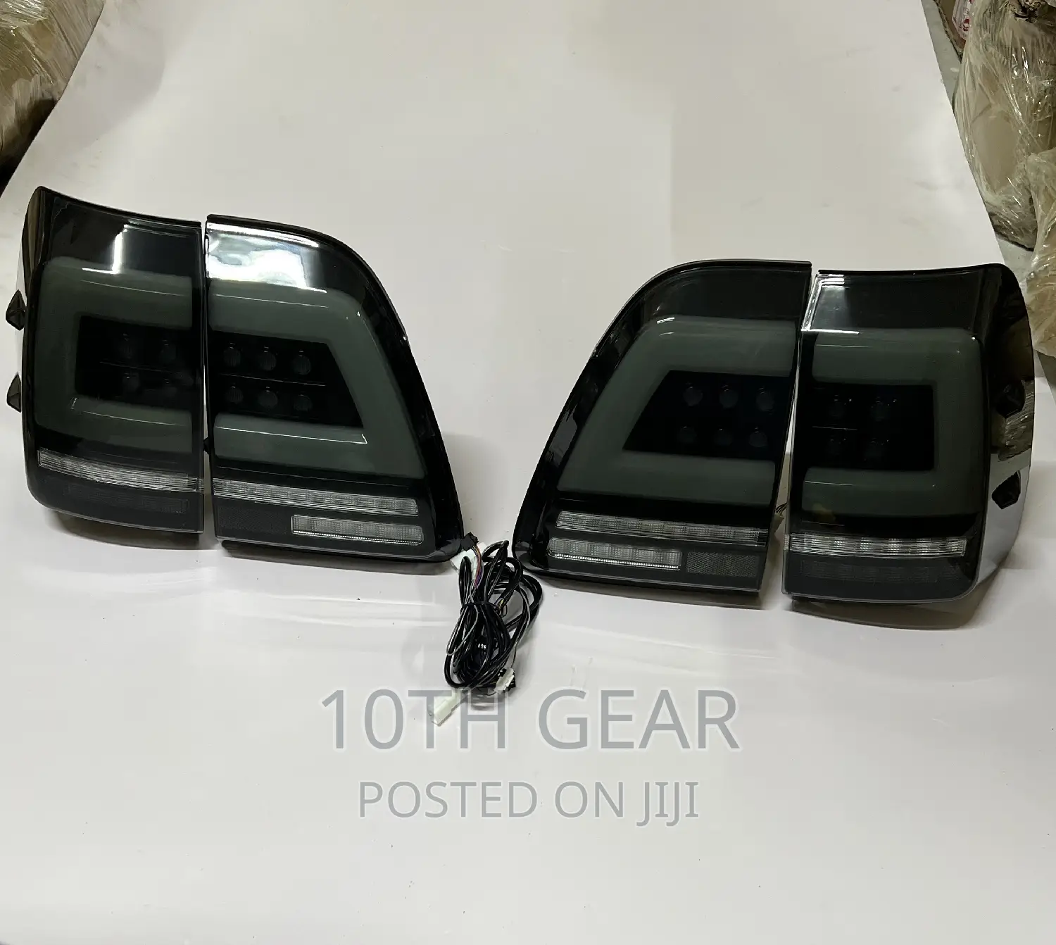 Landcruiser 100 Series Tail Lamp Aftermarket Smoked Black