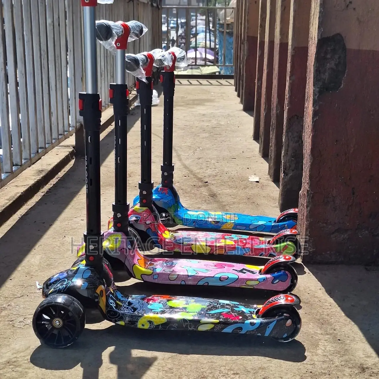 Scooter,Kids Scooter Music and Led Lights Genuine