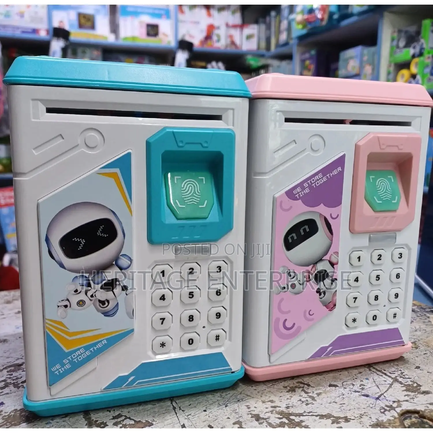 Home Bank Piggy Bank , With Finger Prints