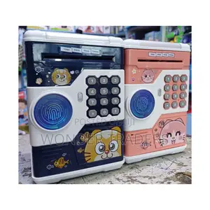 Home Piggy Bank With Finger Prints