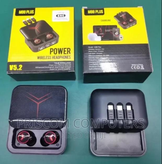 M88 Plus Earbuds Wireless With Power Bank Display Bluetooth - main view