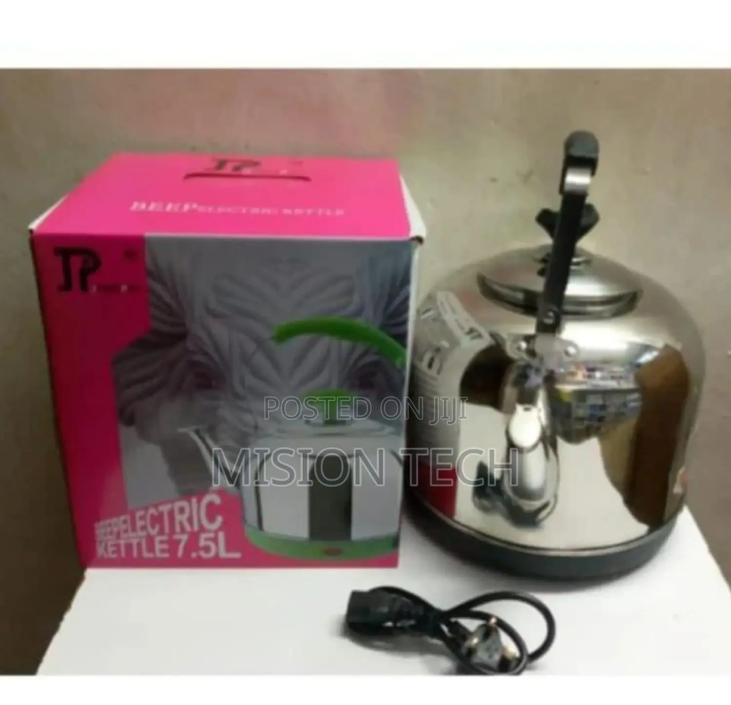 Electric 7.5liters James Pot Whistling Kettle