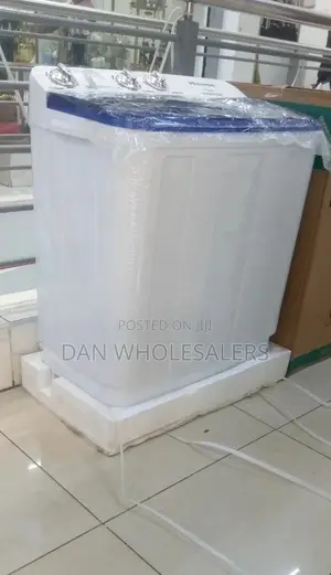 Hisense WSQB753W - 7.5kg Twin Tub Top Load Washing Machine