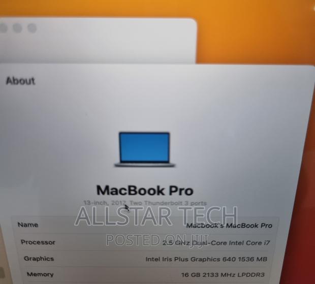 Laptop Apple MacBook Pro 2017 16GB Intel Core I7 SSD 512GB - thumbnail 2