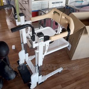 Patient Lifter Transfer Chair With Commode. - main view