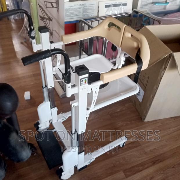 Patient Lifter Transfer Chair With Commode.