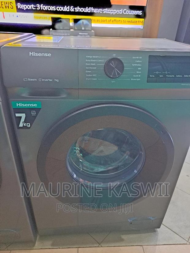 Hisense 7kg Washing Machine Wfqp7012evmt - thumbnail 3