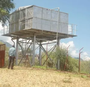 Water Drilling and Steel Tank Installation