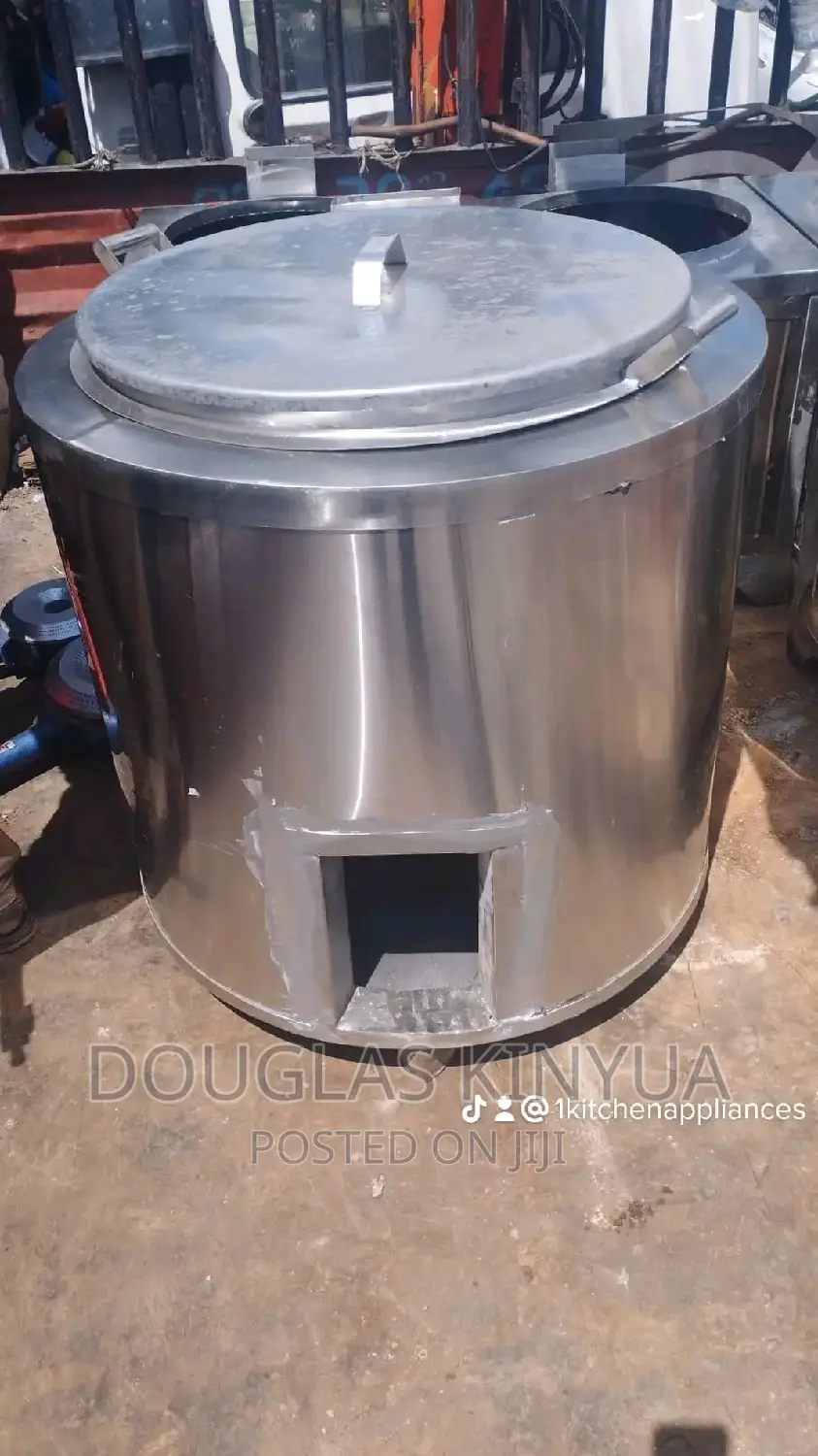 Stainless Steel Commercial School Energy Saving Jiko(50ltrs)