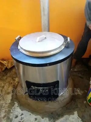 (50litres) Stainless Steel School Energy Saving Jiko.
