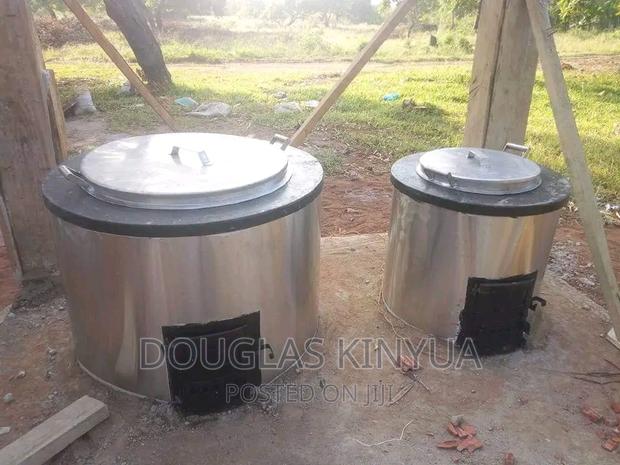 Stainless Steel Energy Saving Jiko (100ltrs) Commercial.