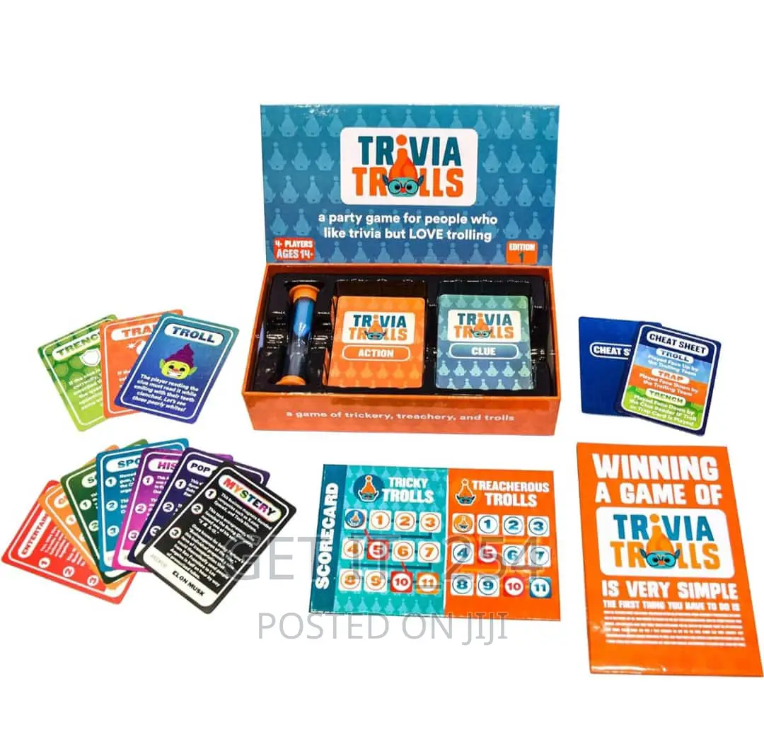 Trivia Trolls
Card  Game